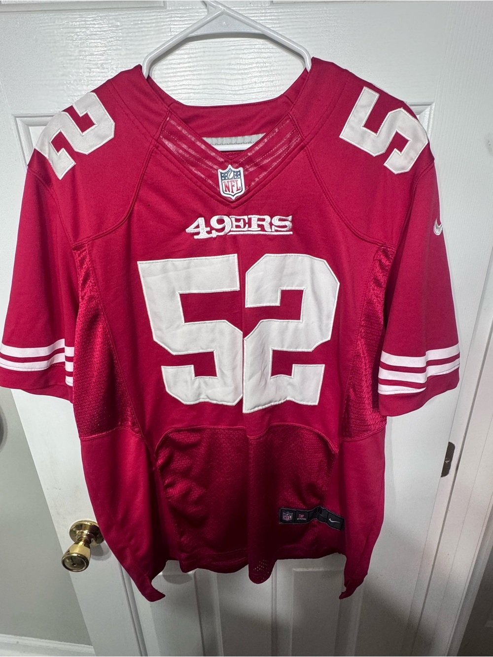 Nike San Francisco 49ers Red #52 Patrick Willis size L/XL jersey